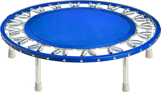 Needak Hard-Bounce Non-Folding Rebounder (Blue)